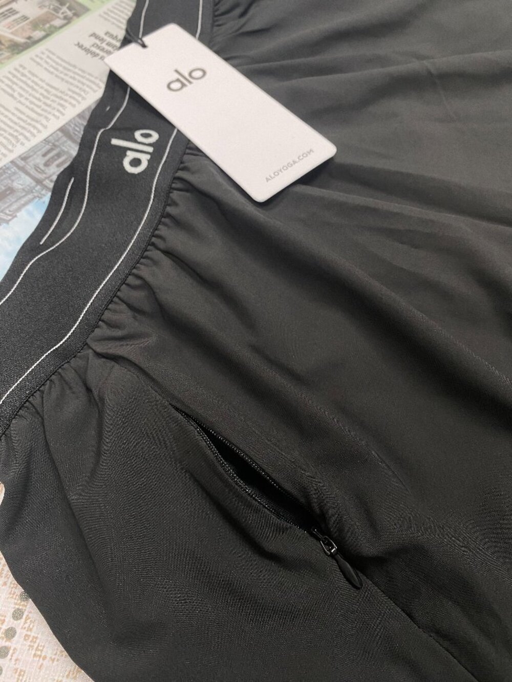 Brand New🏆ALO Yoga Match Point Short Black Tennis Style - Picture 5 of 8